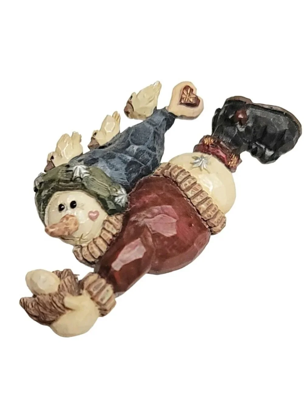 Boyd's Bears Carvers Choice Barnaby Homeward Bound Snowman Brooch Pin
